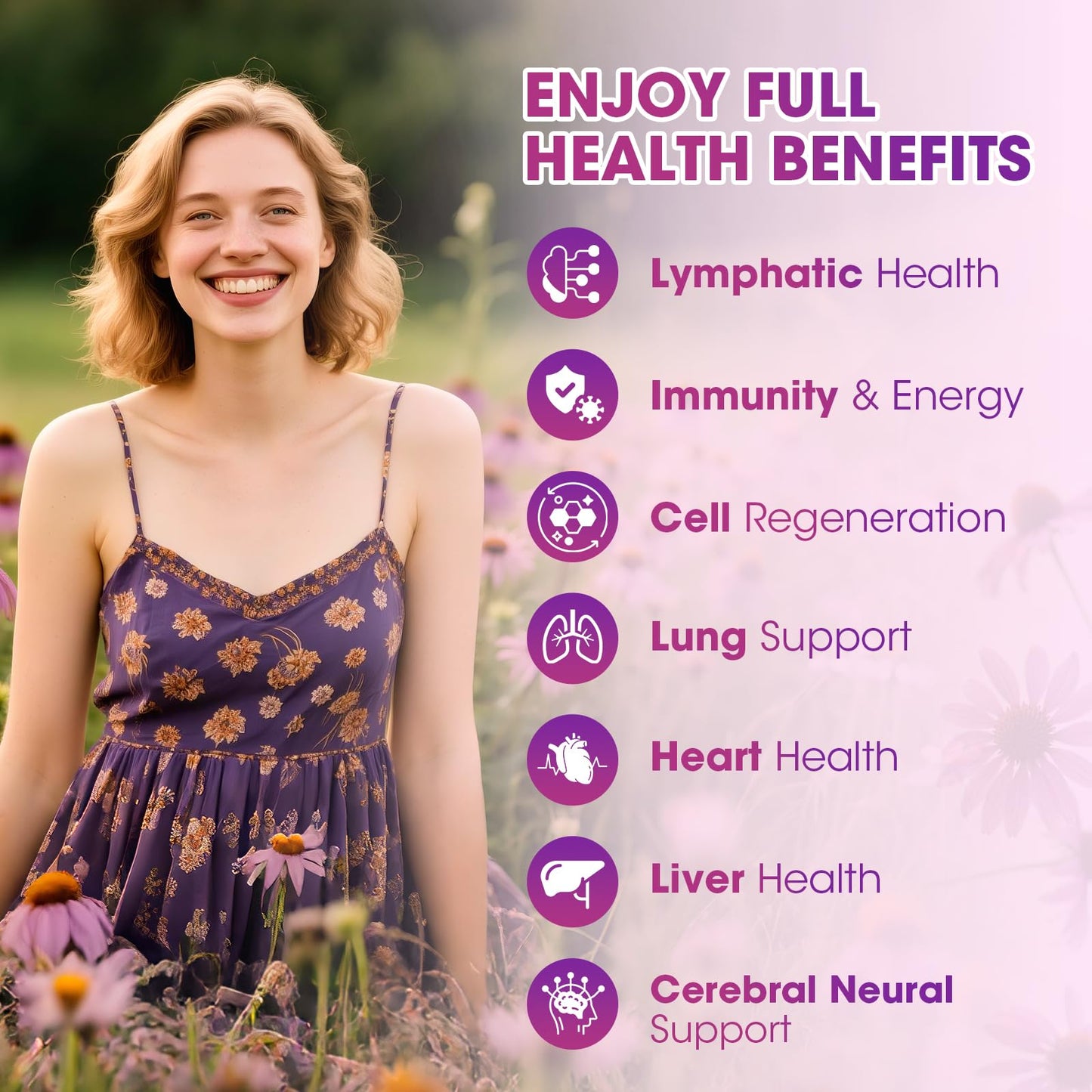 Lymphatic Drainage Drops Supplements for Immune, Lymph System Support, Cleanse & Detox, Liver Health with Echinacea,Elderberry,Cleavers Herb,Burdock, Calendula, Vegan, Non-GMO,Natural Flavor, 2 Fl Oz