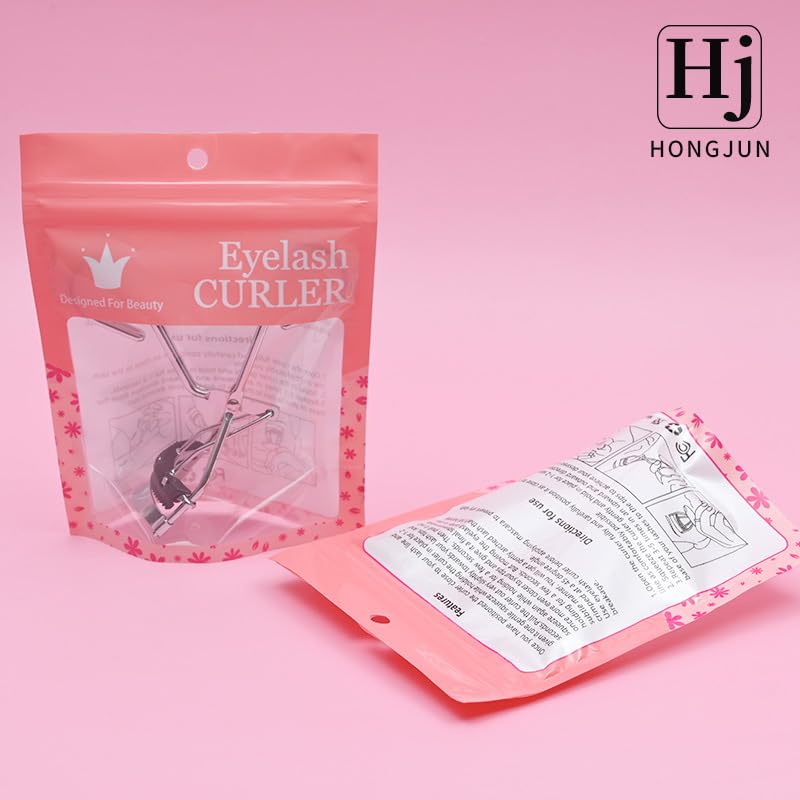 Eyelash Curlers with Small Eyelash Comb & Refill Pads, High On Lash Curler Stainless Steel Eyelash Makeup Tool for Eye-Opening & Lifted Lashes, Wide Angle Beauty Curling Natural Styling