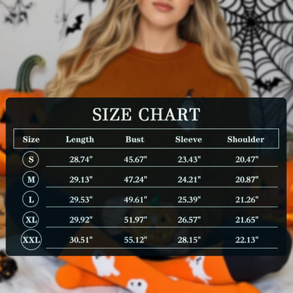 Halloween Sweatshirts for Women Cute Ghost Spooky Season Sweatshirt Long Sleeve Crewneck Graphic Tees Khaki