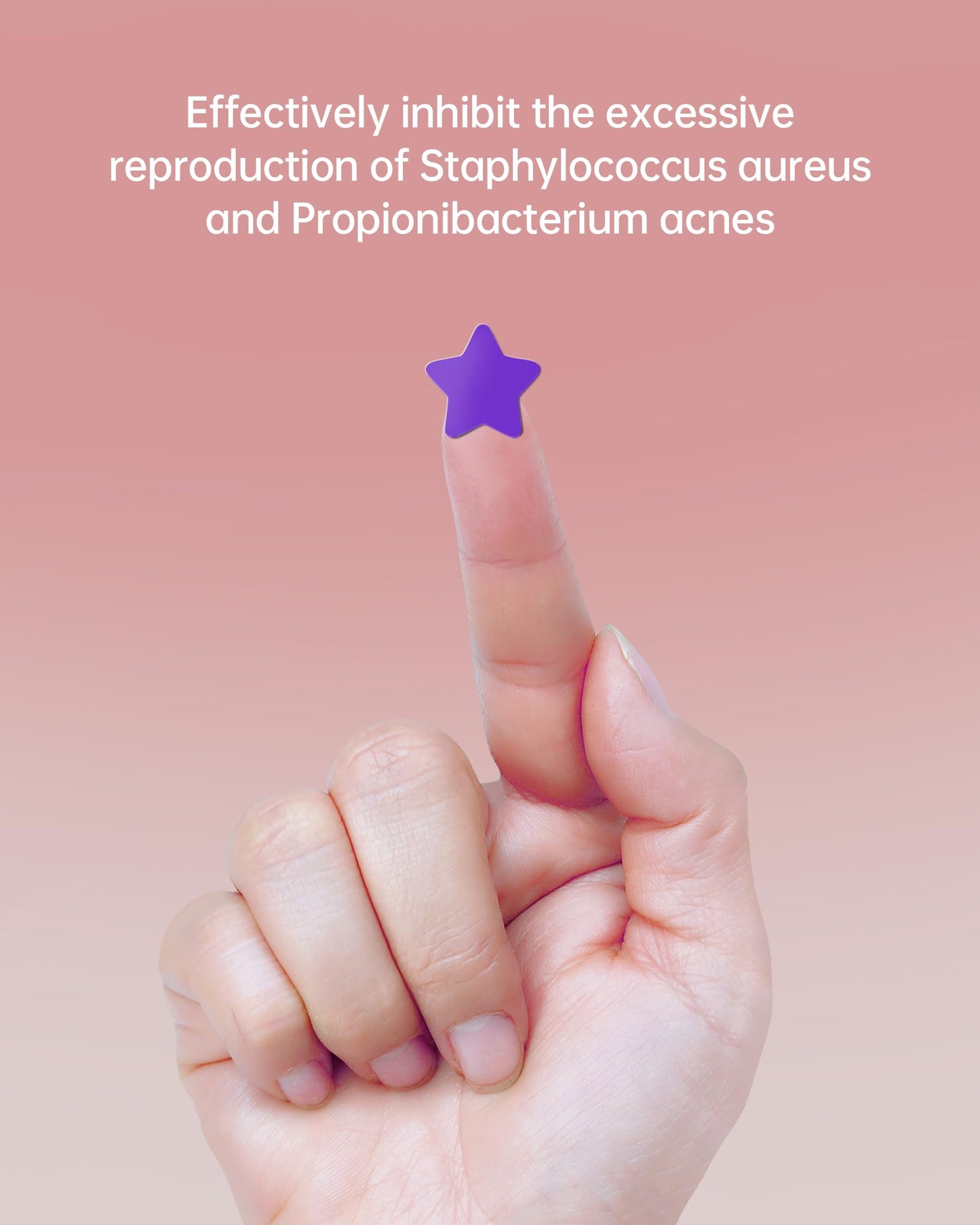 Acne Patches 112 Dots, Star Pimple Patches Hydrocolloid Acne Patches for Face Cute Zit Patches Pimple Stickers Acne Dots - Purple, Blue, Pink and Yellow