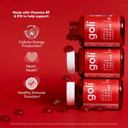 Apple Cider Vinegar Gummy Vitamins - 300 Count - Vitamin B12, Gelatin-Free, Gluten-Free, Vegan & Non-GMO