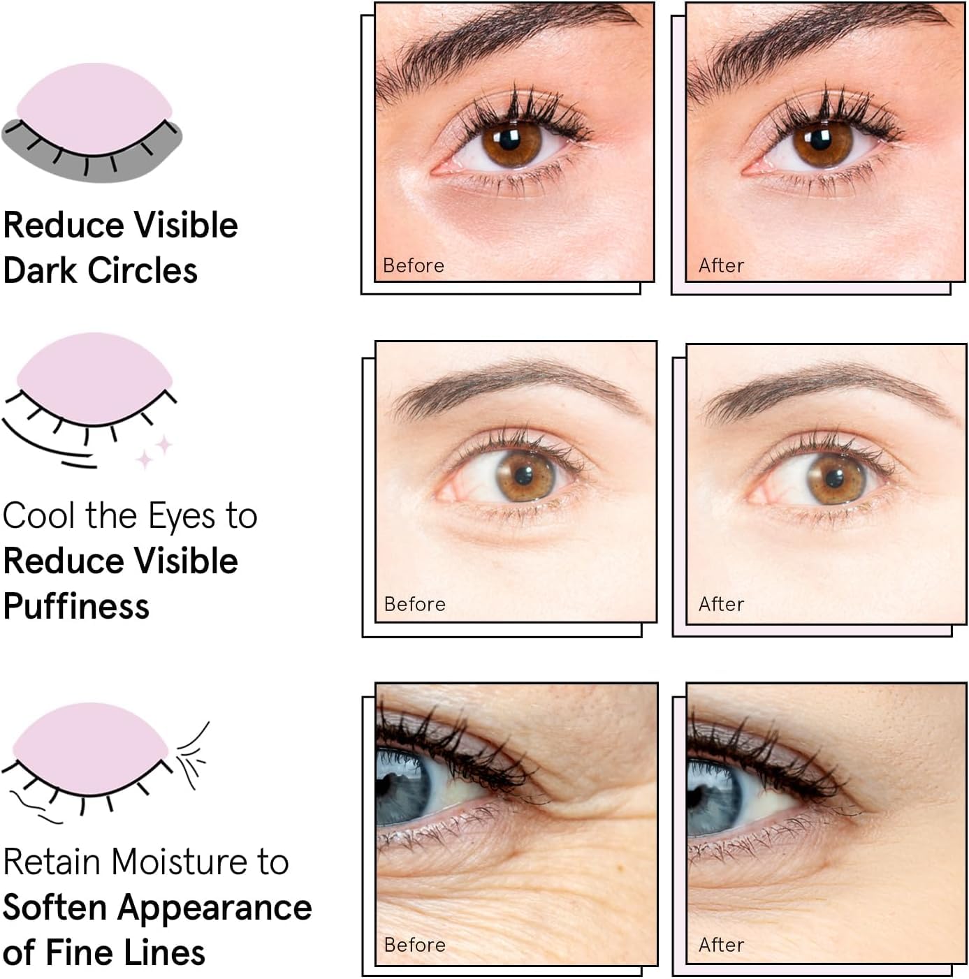 grace & stella Under Eye Patches (12 pairs) Eye Masks for Puffy Eyes and Dark Circles - Stocking Stuffers, Christmas Gifts for Women - Gifts for Birthdays, Bachelorette Party, Bridesmaids, Self Care