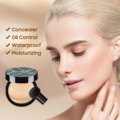 BB Cream Face Foundation Makeup, Moisturizing Concealer Brighten Long-Lasting, Even Skin Tone for All Skin Types (Natural, 1 PCS)