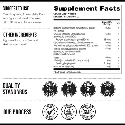 GLP-Activate | Hunger & Metabolism Support - Formulated to Help Support GLP-1 Pathways - Expert Formulated Supplement - 1 Capsule for Balanced Appetite & Metabolic Wellness Daily (90 Servings)