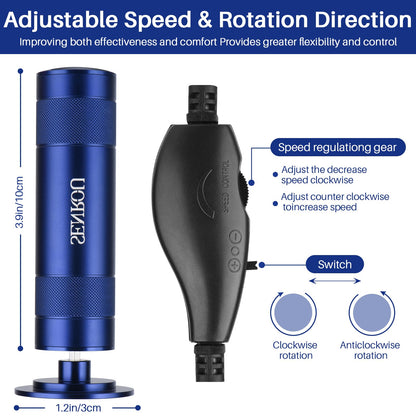 Electric Foot Callus Remover, 2-in-1 Electric Foot Filer/Nail Filer, Pedicure Kit Foot Scrubber Deadskin Callus Remover, Foot Care Kit Pedicure Tools for Dead Skin Dry Cracks- Blue