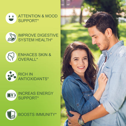 Moringa Powder Organic with Matcha, Green Teas & Resveratrol, 8 OZ Superfood Energy Booster, Antioxidant & Immune Support, Vegan, Gluten Free, Easy-to-Mix (1 Pack)