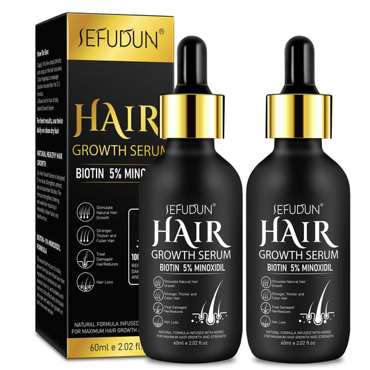 Minoxidil for Men & Women, Minoxidil for Women Hair Growth, Minoxidil for Men Beard, Natural Hair Regrowth Treatment for Hair Loss Hair Thinning, Thicker Fuller Healthier Hair
