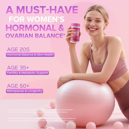 TIMORA Premium 10-in-1 Myo-inositol & D-Chiro Inositol Supplement for Women, Small Capsules for Hormone Balance & Ovarian Support, Skin Health, Plus Folate and Vitamin D - Ideal 40:1 Ratio