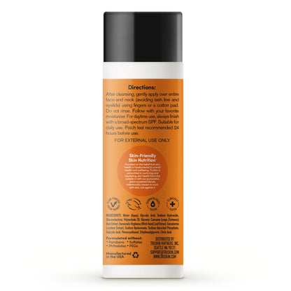 BHA Liquid Exfoliant & Toner – PHA AHA BHA Gentle Exfoliator with Salicylic & Glycolic Acid, Vitamin C – Improve Appearance of Tone & Texture, Unclog & Minimize Look of Pores, 4.2 fl oz