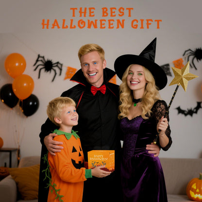 Halloween Decorations Motion Detector with App – Rechargeable Base Station with Spooky Halloween Music, Halloween-Themed Gift Packaging, Idea Gift for Homeowners &Trick-or-Treaters