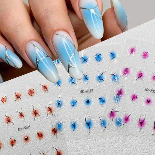 Nail Art Stickers - Colorful DIY Decoration