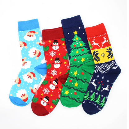 Christmas Socks Women, Funny Crazy Novelty Fun Cute Funky Hoilday Crew Socks Size 6-9