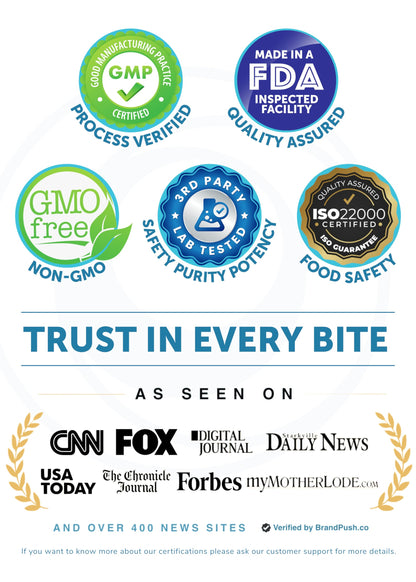 Sea Moss Gummies with Ashwagandha & Elderberry – Delicious Immune & Stress Support Supplement for Men & Women, 60ct