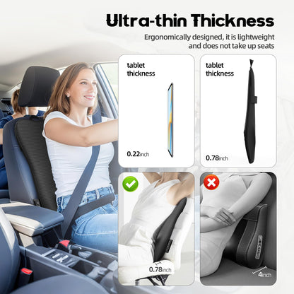 Back Massager with Heat,Rechargeable Cordless Back Massager for Pain Relief Deep Tissue,4D Kneading Massage for Shoulders, Neck,for Home Office Car Use,Men's and Women's Gifts